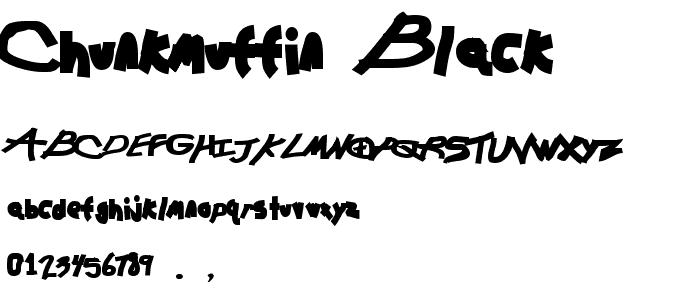 Chunkmuffin Black font